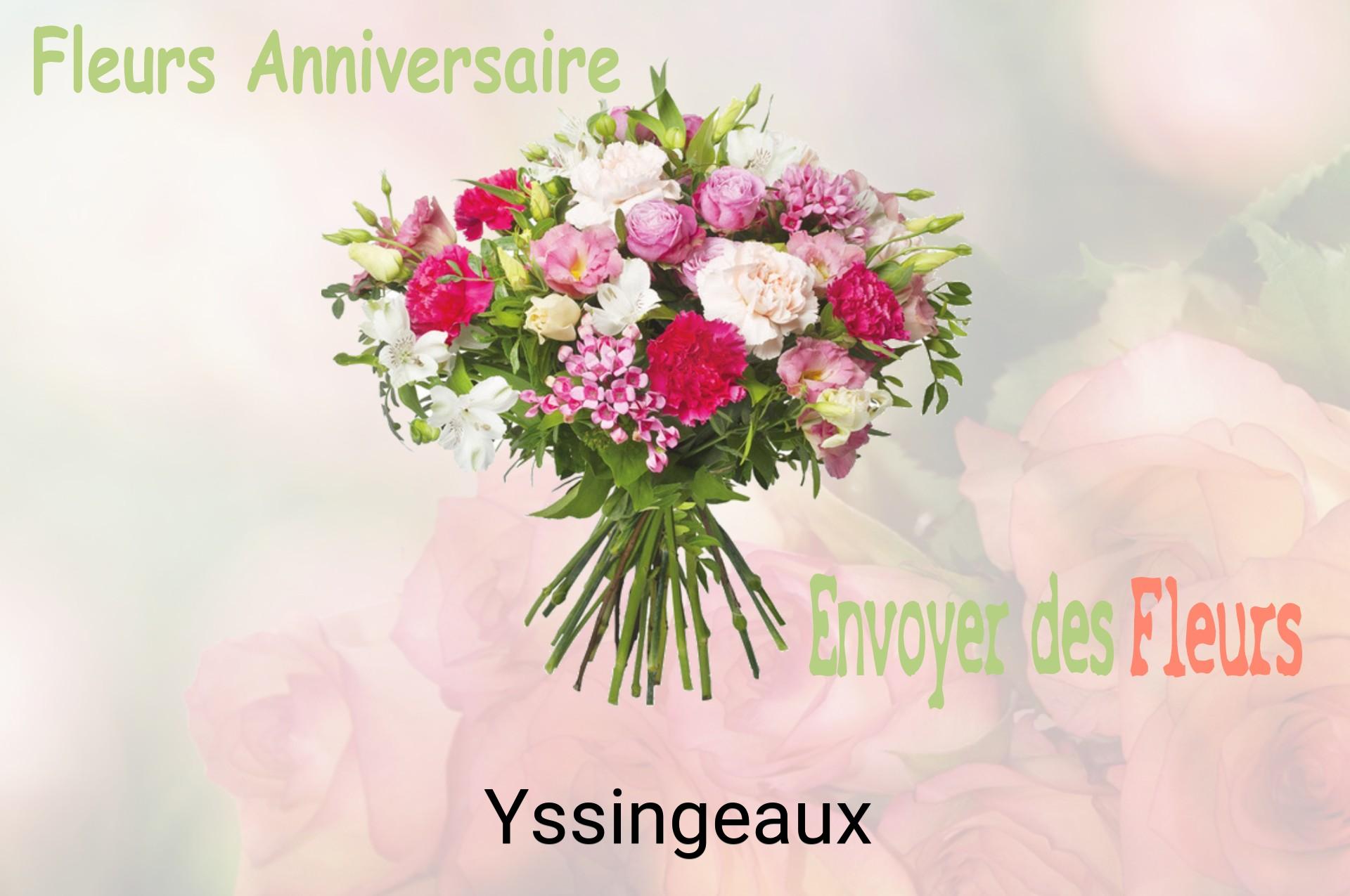 Bouquet de fleurs d’anniversaire livré à Yssingeaux