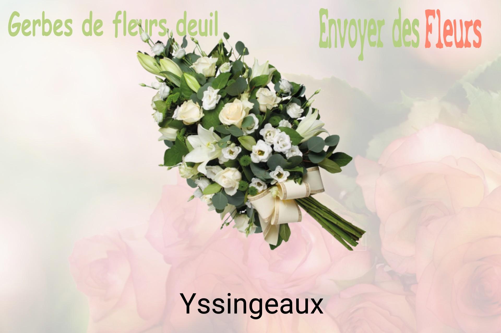 Gerbe de fleurs de deuil livrée à Yssingeaux